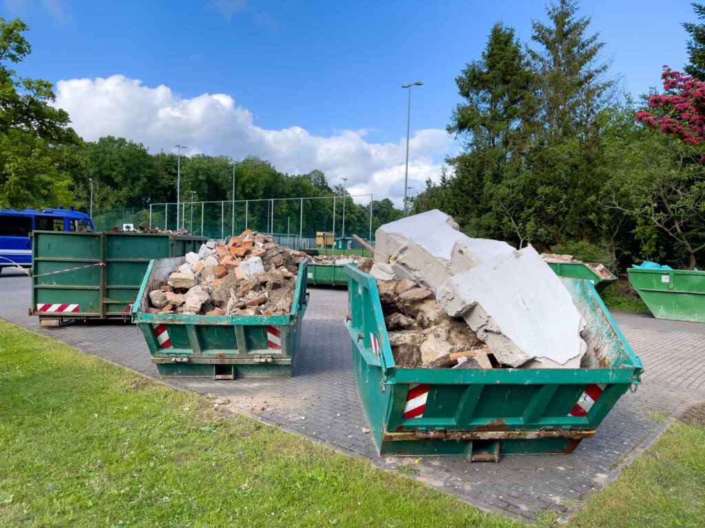 container huren grondafval
